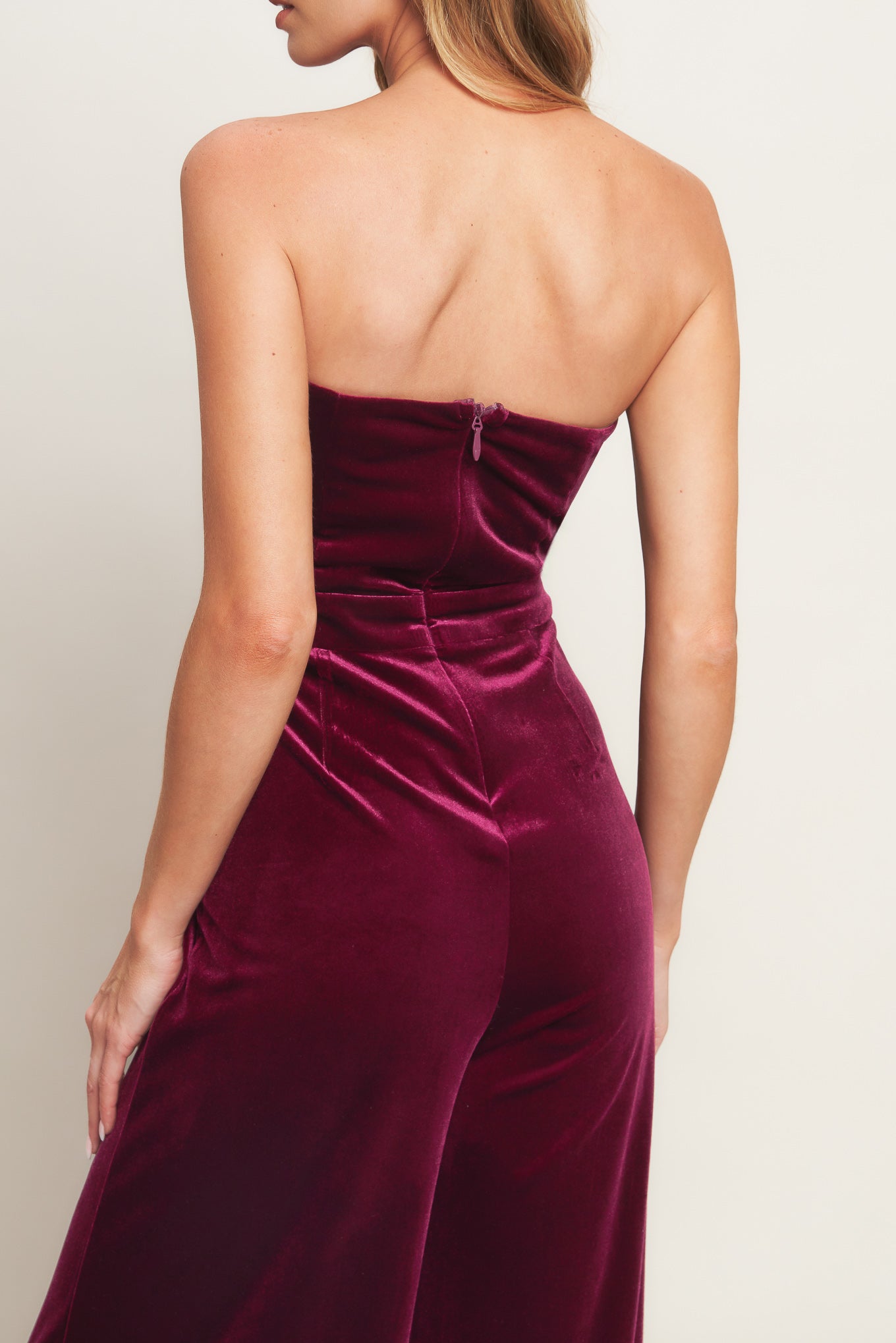 NIGHT QUEEN VELVET JUMPSUIT Flying Tomato